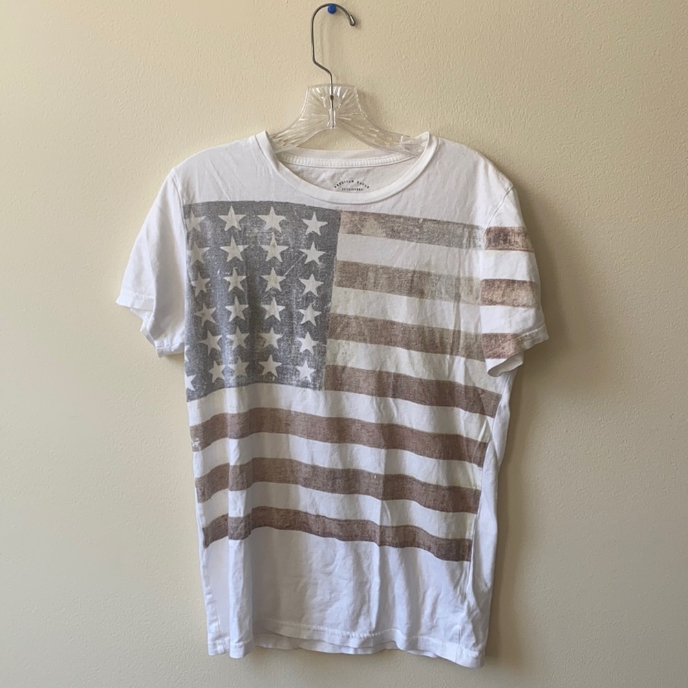 American Eagle - American Flag Graphic Tee